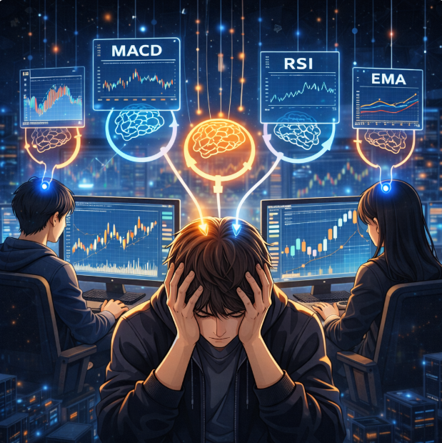 交易者越来越依赖指标，这是否正在削弱独立判断能力